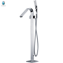 Cobuild new arrival chrome finish standing tub faucet bathtub floor mounted mixer tap